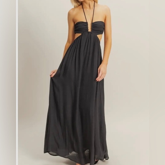 Black Maxi Dress - Picture 1 of 2
